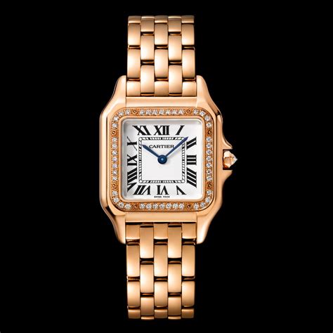 cartier rose gold watch price